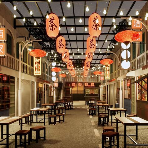 Hong Kong Style Hot Pot Restaurant Sketchip File 3ds Max Store 2025 Sell Model 3ds Max