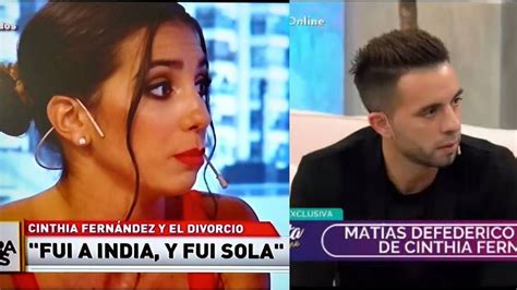 Cinthia Fernández Le Respondió A Defederico Callo Muchas Cosas Por Amor