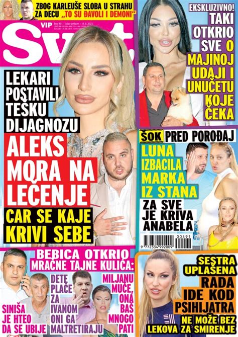 Novi Svet Lekari Postavili Te Ku Dijagnozu Aleks Mora Na Le Enje