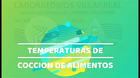 Tema Temperaturas De Cocci N De Alimentos Youtube