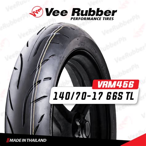 140 70 17 VRM456 TL VEE RUBBER 140 70 17 Tubeless Motorcycle Tires