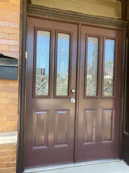 Bristol Double Steel Entry Door System Defender Steel Door And Window Company Chicago