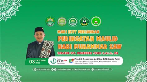 Live Streaming Peringatan Maulid Nabi Besar Muhammad Saw H Pp