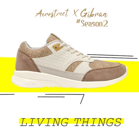 Jual Aerostreet X Gibran Season 2 Putih Krem Coklat Sepatu Sneaker