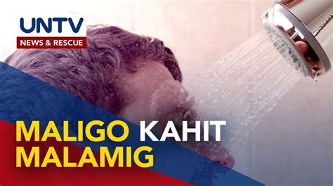 Alamin Benepisyo Sa Katawan Ng Paliligo Ng Malamig Na Tubig Youtube