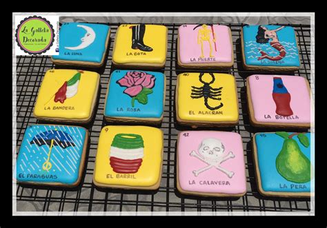 Galletas temática lotería mexicana | Fiesta theme party, Birthday cookies, Mexican party theme