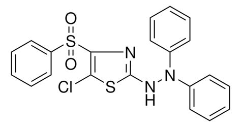 5 CHLORO 2 2 2 DIPHENYLHYDRAZINO 4 PHENYLSULFONYL 1 3 THIAZOLE