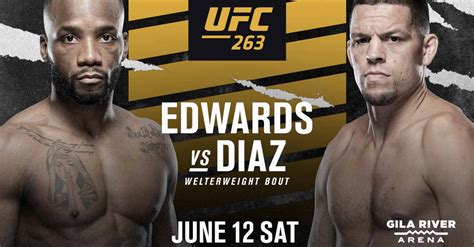 Leon Edwards vs Nate Diaz full fight video UFC 263 highlights