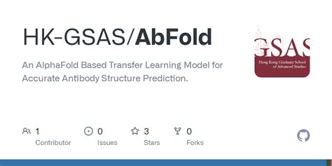 GitHub HK GSAS AbFold An AlphaFold Based Transfer Learning Model For