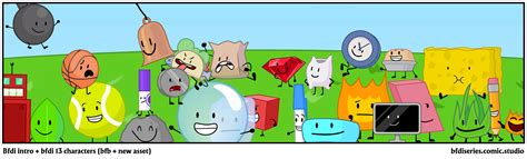 Bfdi Intro Bfdi 13 Characters Bfb New Asset Comic Studio