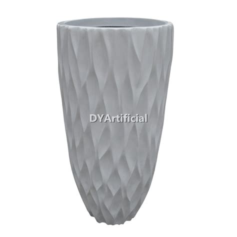 45cm Nice Wave Fiberglass Planter Dyartificial