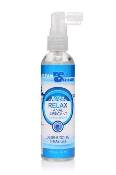 Extra Strength Relax Anal Gel Lubricant Desensitizing Spray Oz On