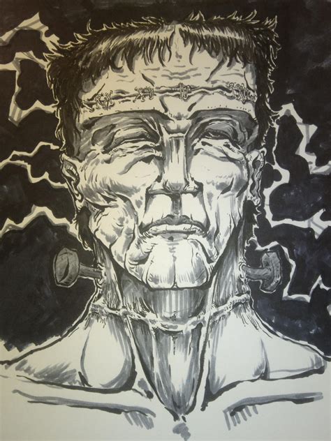 Frankenstein's Monster by WyattJonesArt on DeviantArt