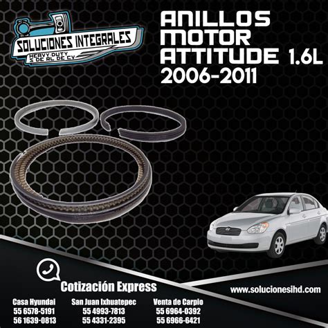 Anillos Motor Attitude L Soluciones Ihd