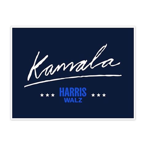 Kamala Signature | Harris Walz Yard Sign - CustomSigns.com