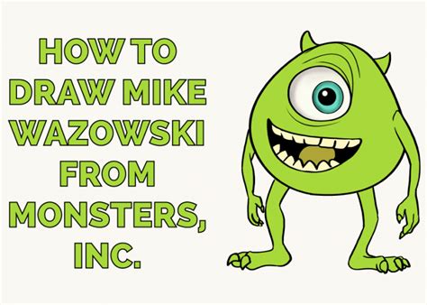 Cách Vẽ Mike Wazowski Từ Monsters Inc Mới Nhất 2021 Vẽvn