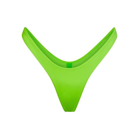 Hailey Bieber Wore A Lime Green Skims Bikini Who What Wear