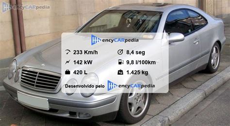 Mercedes CLK 230 Kompressor C208 Ficha Técnica 1997 2000