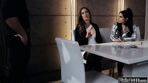 Busty Milf Boss And HR Fuck And Facesit Guy N Squirt In Face