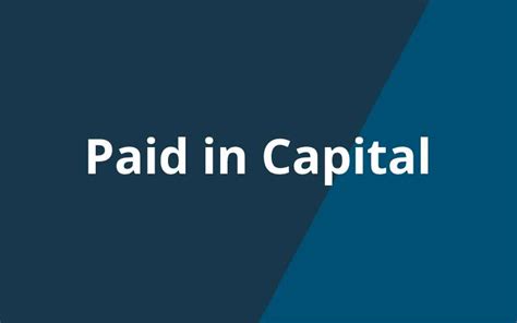 paid  capital formula equityrt