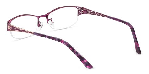 Jaycee Rectangle Purple Glasses For Women Lensmart