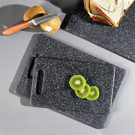 Yesbay Simulation Marble Color Pp Plastic Cutting Chopping Board