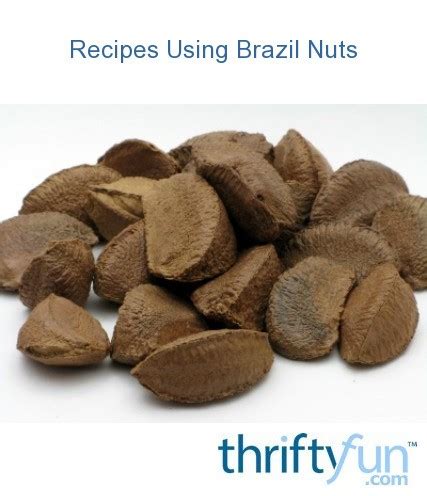 Recipes Using Brazil Nuts | ThriftyFun