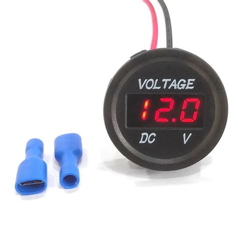 12V 24V DC Red LED Digital Display Car Battery Voltage Auto Motorcycle