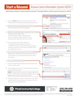 Fillable Online Start A Rsum Fax Email Print Pdffiller