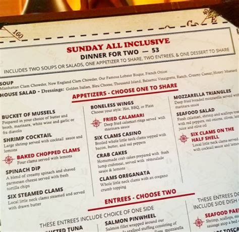 Seafood Restaurant in Suffolk County | Port Jeff Sunday All Inclusive