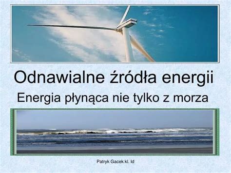 PPT Odnawialne źródła energii PowerPoint Presentation free download