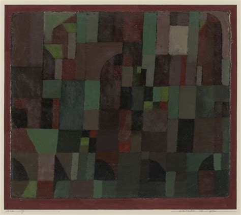 Transparent perspectivisch gefügt II by Paul Klee Artvee