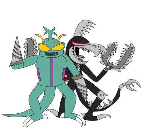 Megalon and Gigan by TRC-Tooniversity on DeviantArt