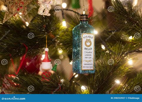 Australian Christmas Decorations on a Tree Stock Image - Image of ...