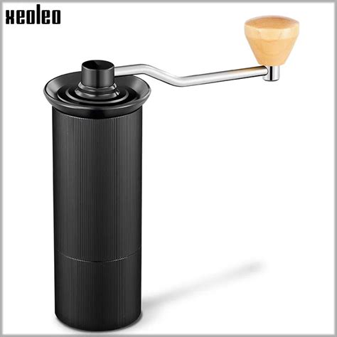 XEOLEO 50MM Aluminum Manual Coffee grinder Stainless steel Burr grinder ...