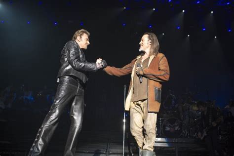 Photo Exclusif Florent Pagny Et Johnny Hallyday En Duo Lors Du