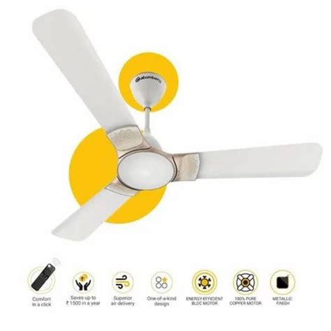 3 Blades 1200 Mm Atomberg White Ceiling Fan 45 W At Rs 4600 Piece In