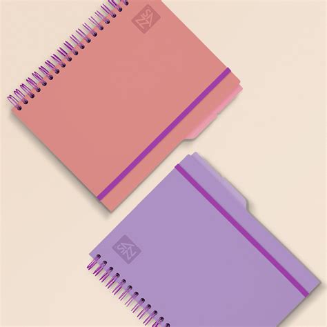 Cuaderno SAZZ Soft Touch Pastel Tapa Dura Profesional 3 Materias 120