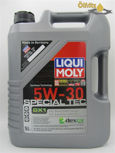 Liqui Moly Special Tec DX1 5W-30 Motoröl 5l - Motoröle für alle Fahrzeuge