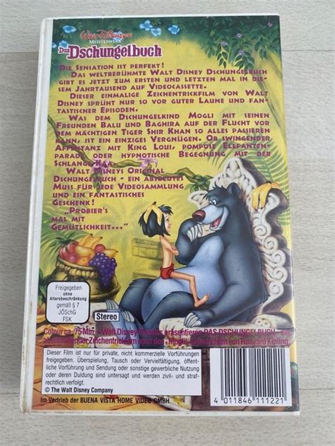 Vhs Das Dschungelbuch Walt Disney Klassiker Kaufen Auf Ricardo