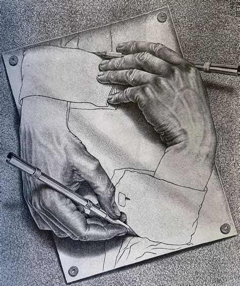 Drawing Hands Mc Escher