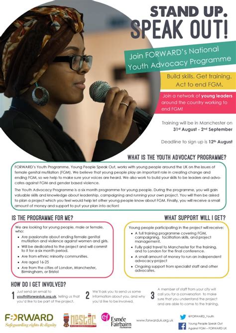 Join Our Youth Advocacy Programme Forward Forward