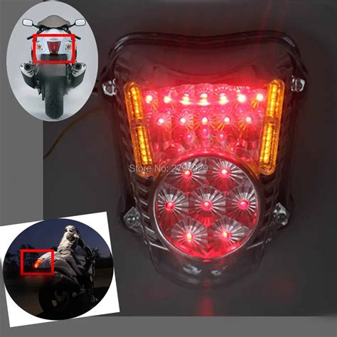 Free Shipping New Integrated Led Tail Light Brake Turn Signals Lamp