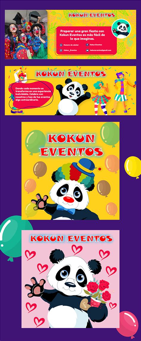 PIEZAS GRAFICAS PARA REDES SOCIALES KOKUN EVENTOS Behance