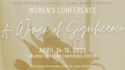 Women S Conference 2023 A Woman Of Significance YouTube