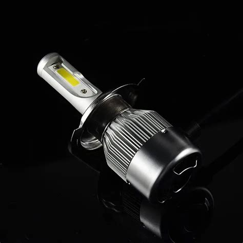 Super Bright Led Headlight Bulb H4 36w 12v 3800lm Cob Led Bulbs H7 Led