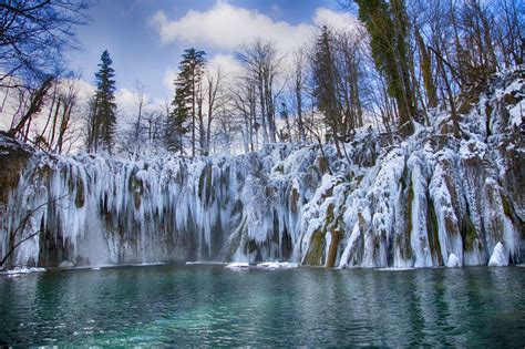 Плитвицкие озера зимой 70 фото