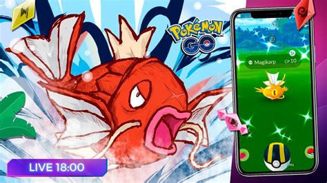 NÃO EVOLUA A MAGIKARP MAGIKARP SHINY DOBRO DE XP POR EVOLUÇÃO Hora