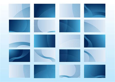 Blue Business Cards Vector Art And Graphics