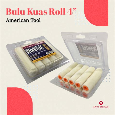 Jual Bulu Kuas Rol Kapal Cat Roll Kecil Inch American Tool Wooltex